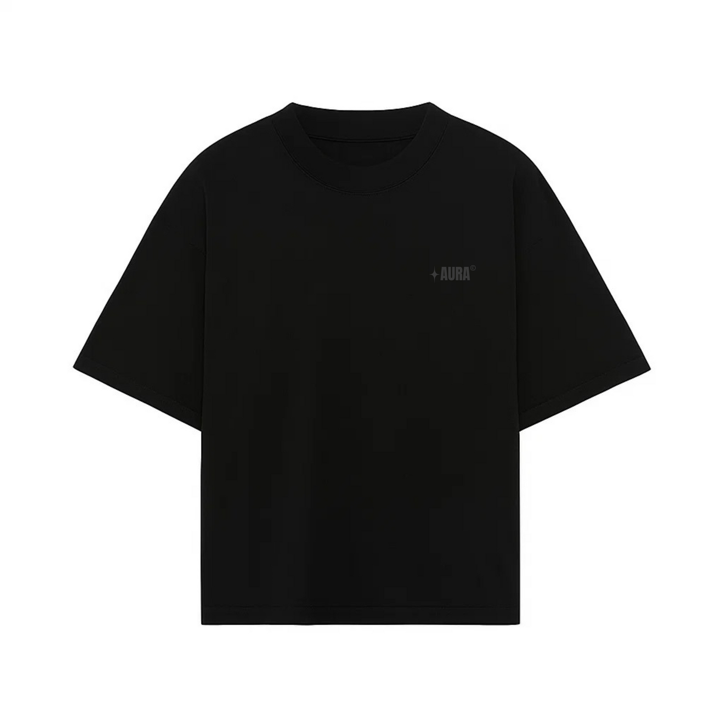 TSHIRT BASIC BLACK logo black