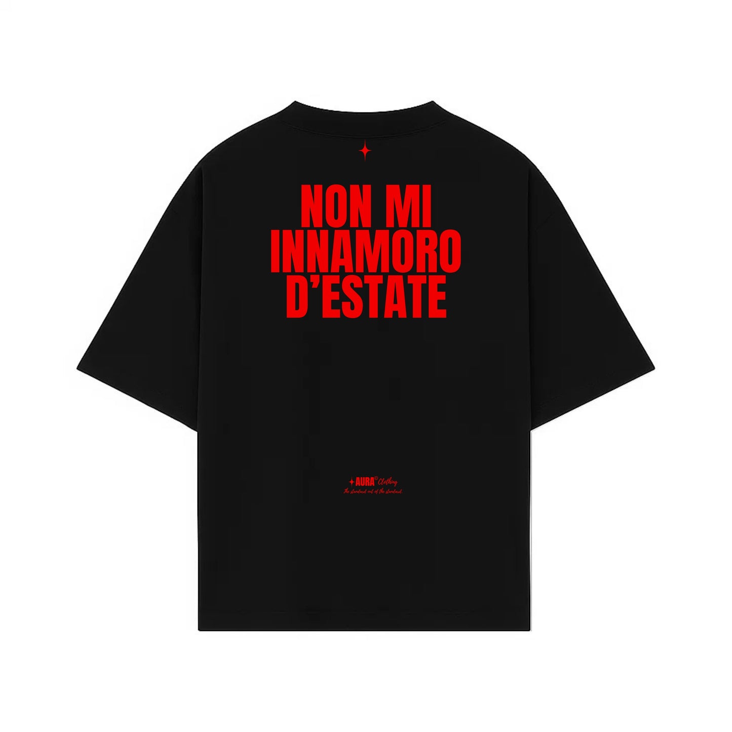 TSHIRT '' NON MI INNAMORO D'ESTATE '' BLACK
